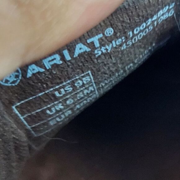 Ariat Cruiser Patriot Moc Toe Slip On Casual Western 9B - Picture 9 of 10